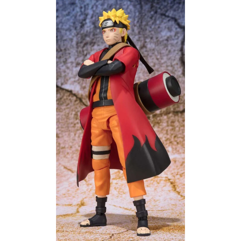 Naruto Shippuden Naruto Uzumaki (Sage Mode) | Bandai S.H. Figuarts | Anime Action Figure