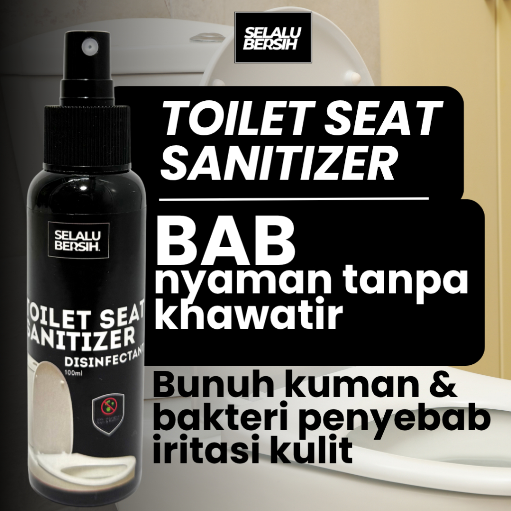 Toilet Seat Sanitizer Spray Disinfektan Travel Antibakteri Pembersih Toilet Umum Portable