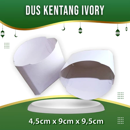 Box ivory Kentang Goreng, Box Kentang Goreng, Kemasan Kentang Goreng / french fries laminasi termura