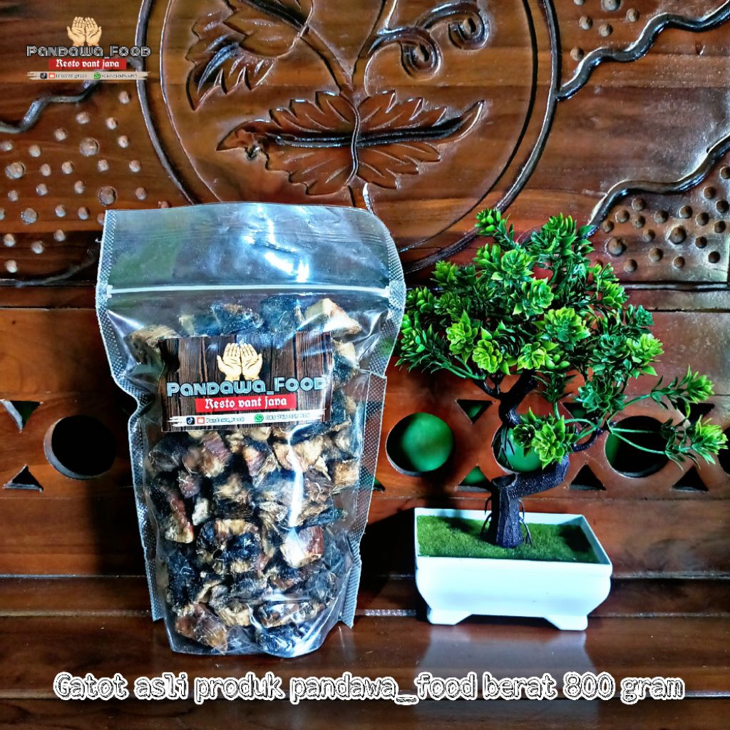 Gatot Instans Gatot Singkong Kenyal 800 Gram Gatot Ketela Makanan Tradisional Jawa