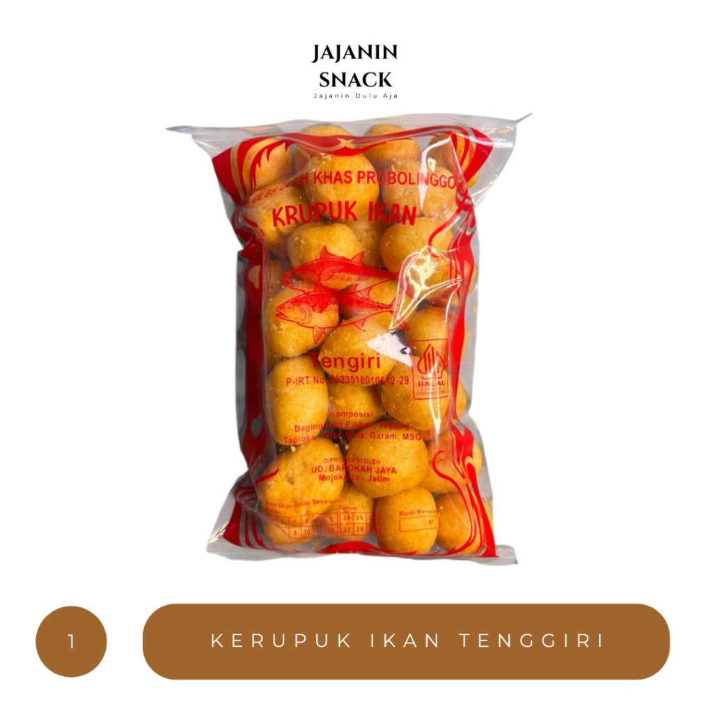 Kerupuk Ikan Tenggiri - Kerupuk Amplang Ikan Tenggiri Khas Probolinggo