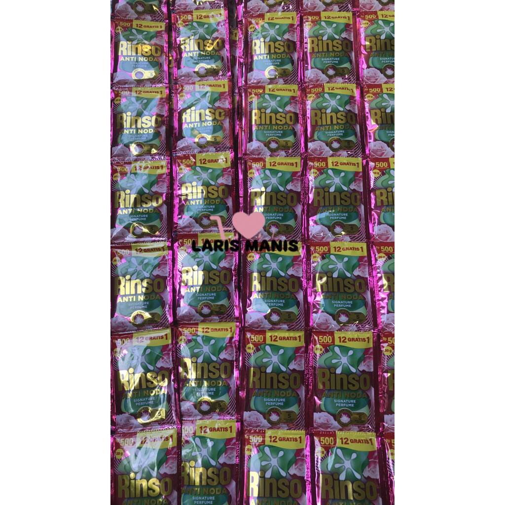 Rinso Cair Anti noda kemasan sachet - Harga Grosir sabun Rinso Cair 20gr