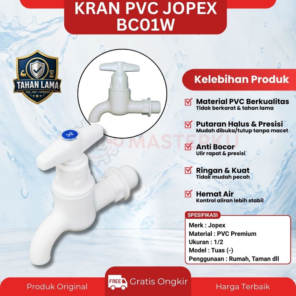 KRAN AIR PVC / KRAN PVC JOPEX / KRAN TAMAN PVC / KRAN JOPEX
