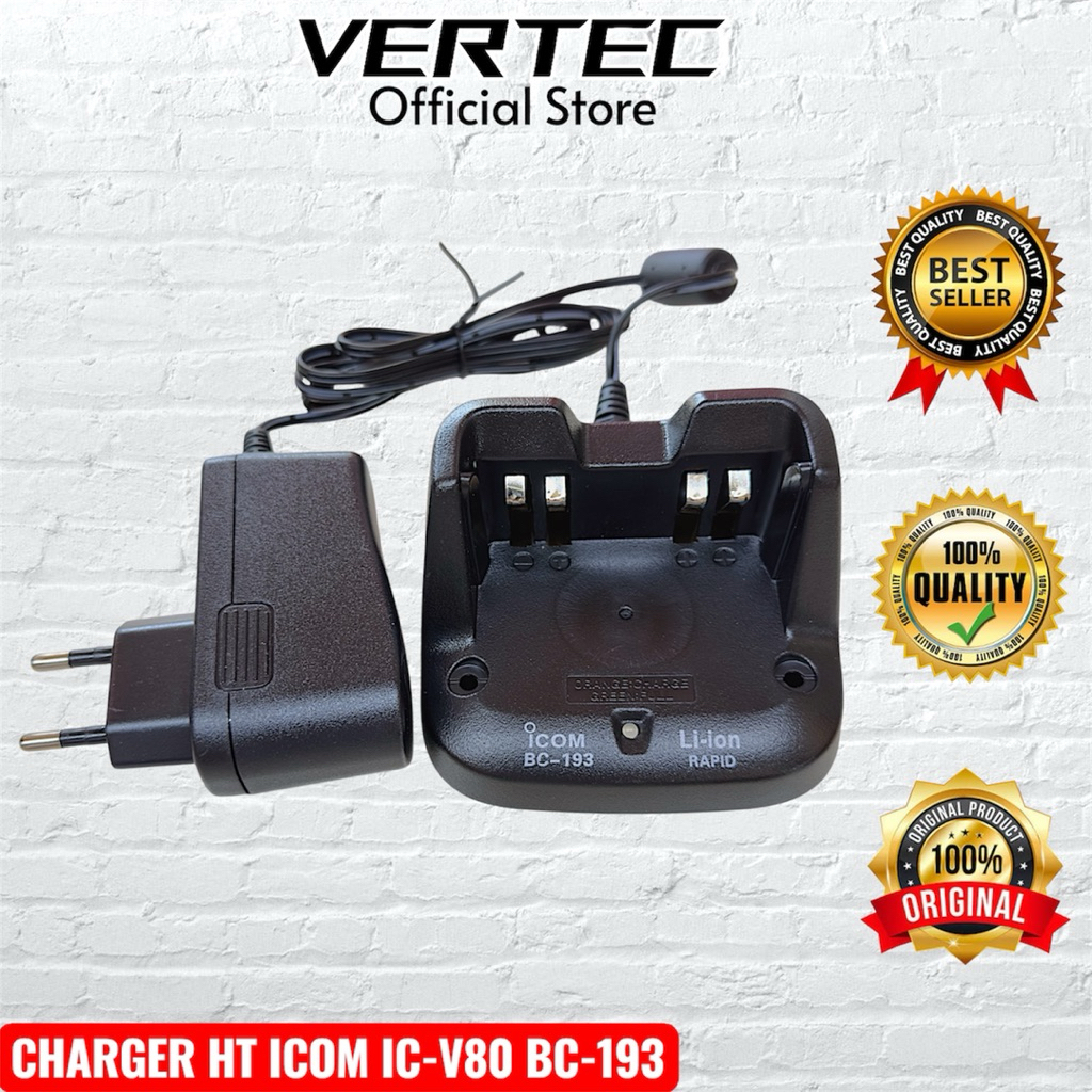 Charger HT ICOM V80 BC193 ICT70A ICV80 IC T70A U80 G80 BC 193 Untuk Baterai Lithium BP265