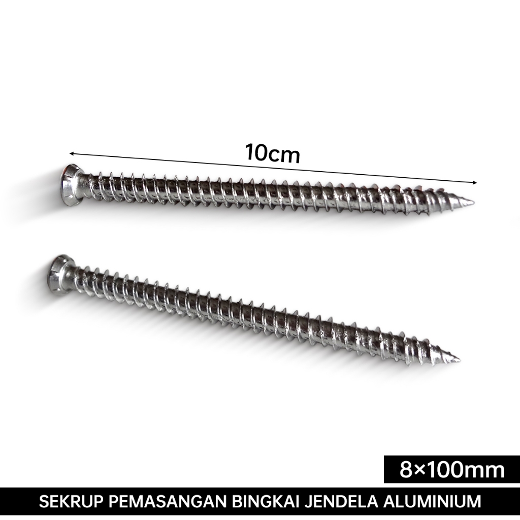 Sekrup Baja Karbon Bingkai Jendela Aluminium