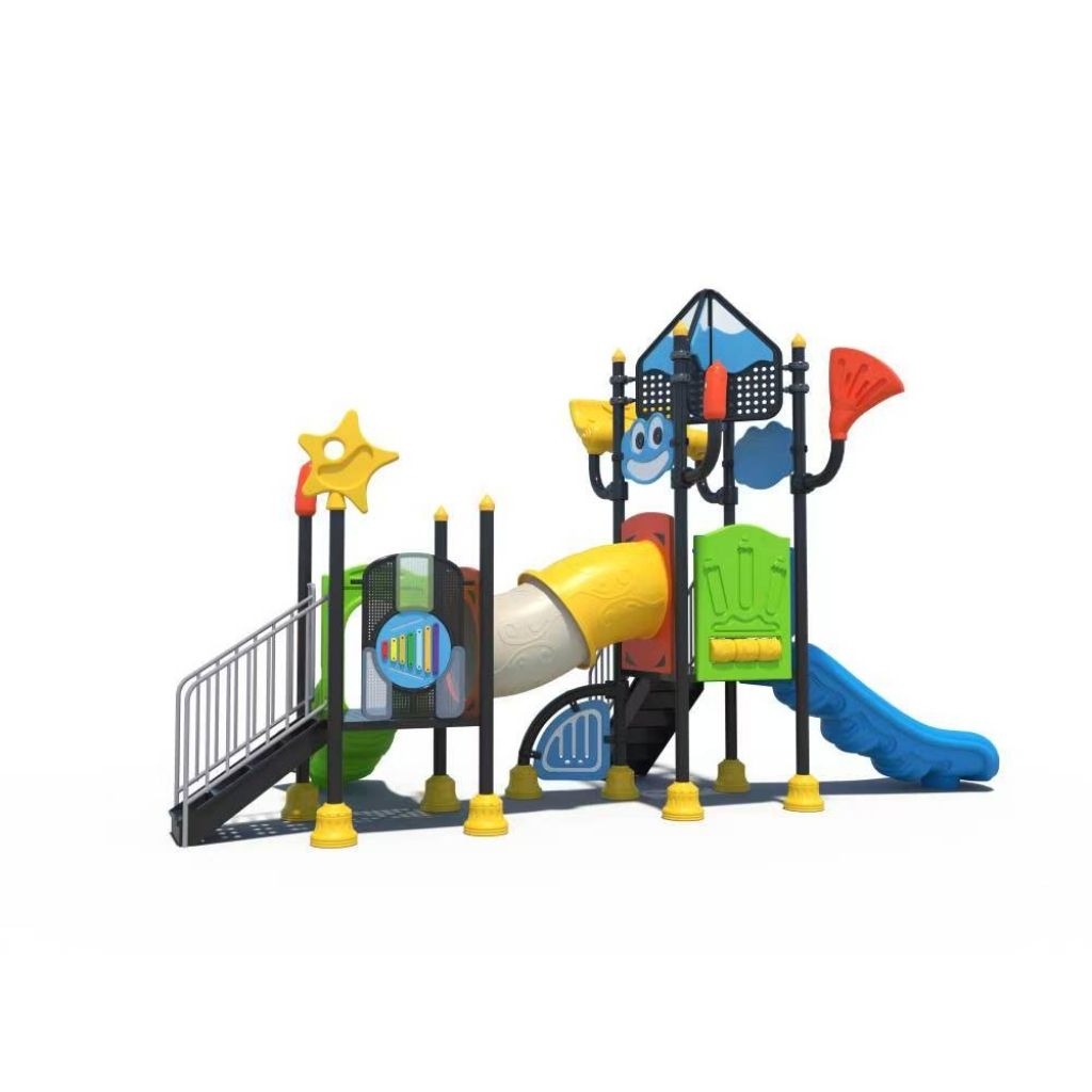 Playground outdoor/ indoor perosotan, Happy City Indonesia