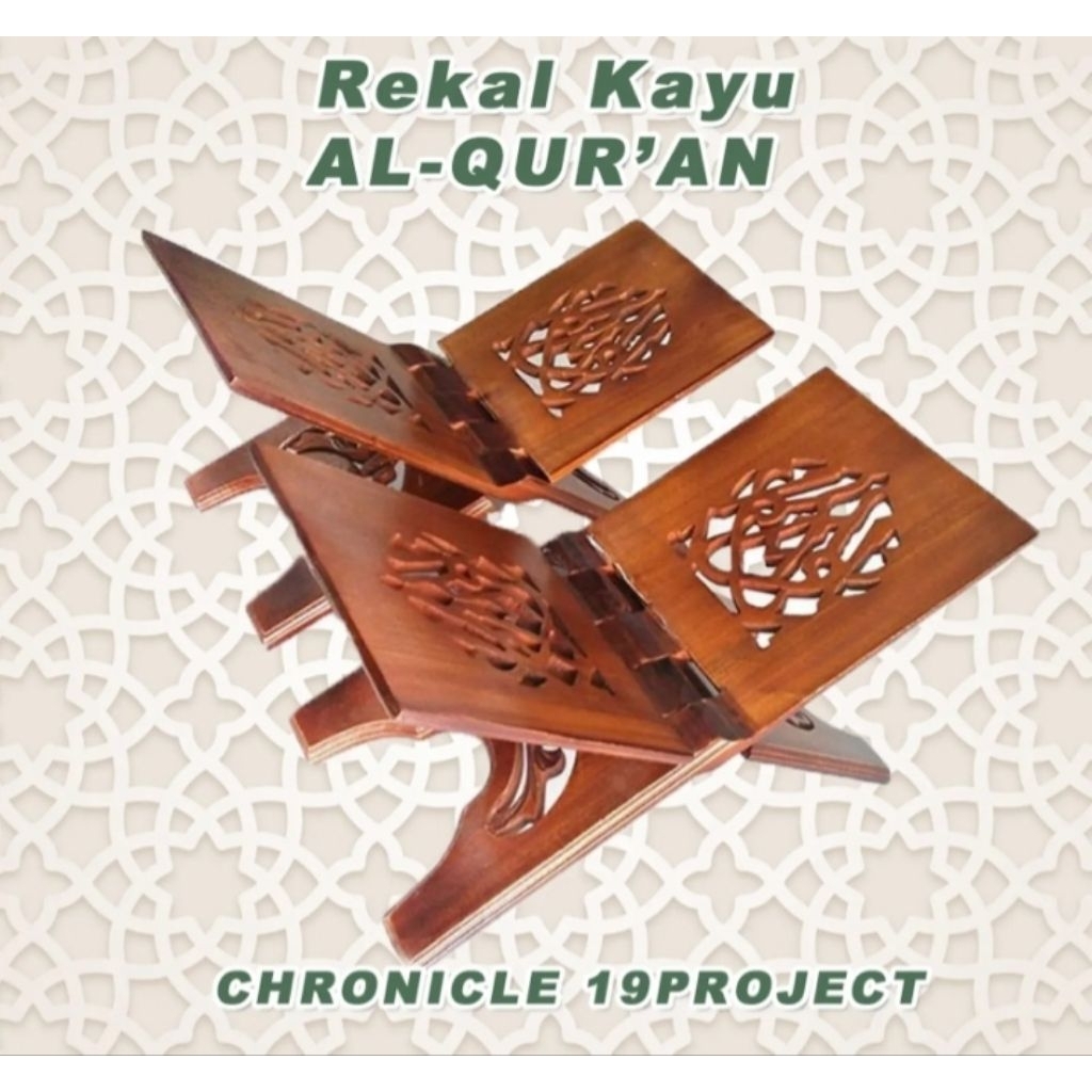 Rekal Meja Lipat Al Quran Meja Ngaji Kayu Jati Campur