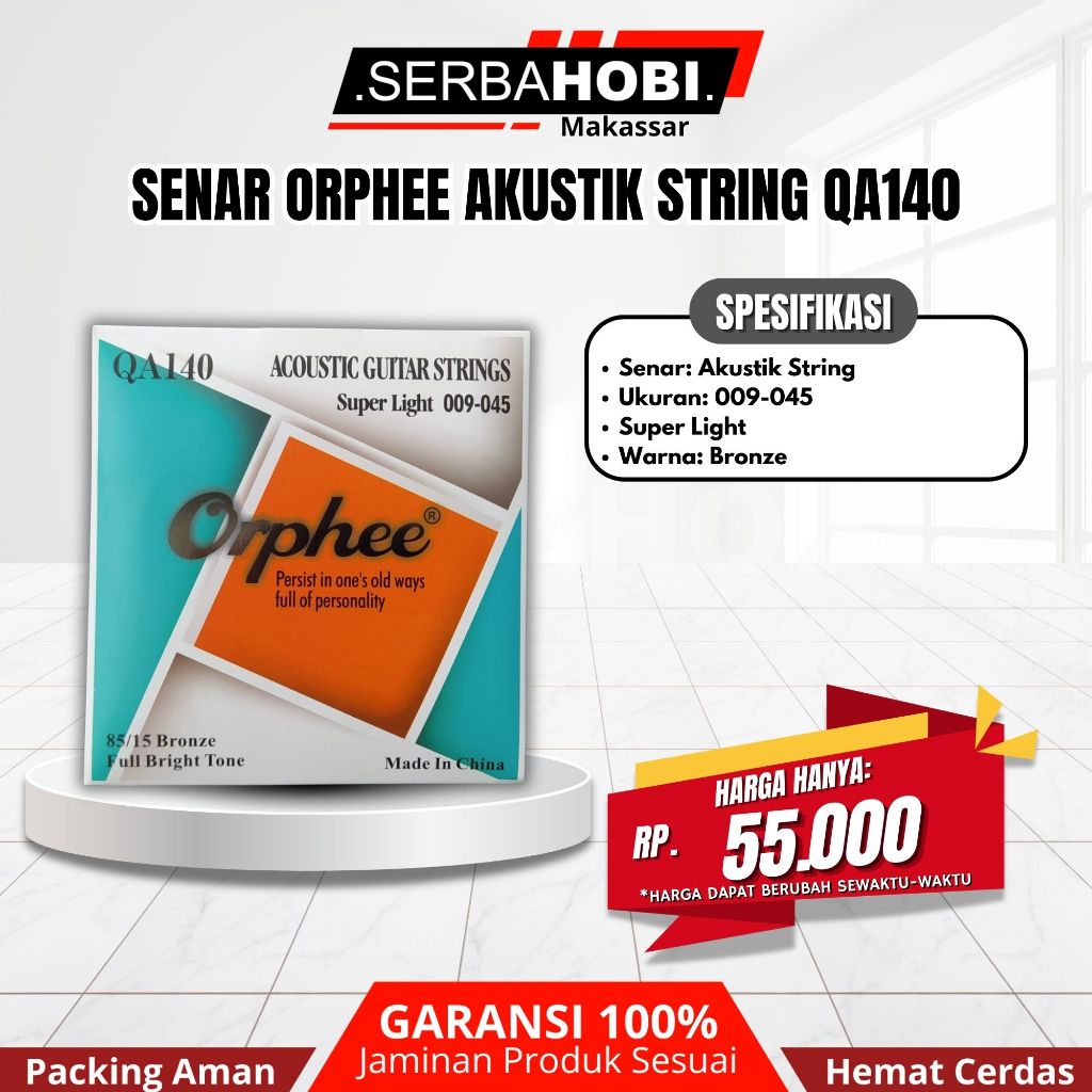 Senar Gitar Orphee QA140 / QA150 / QA170 Akustik