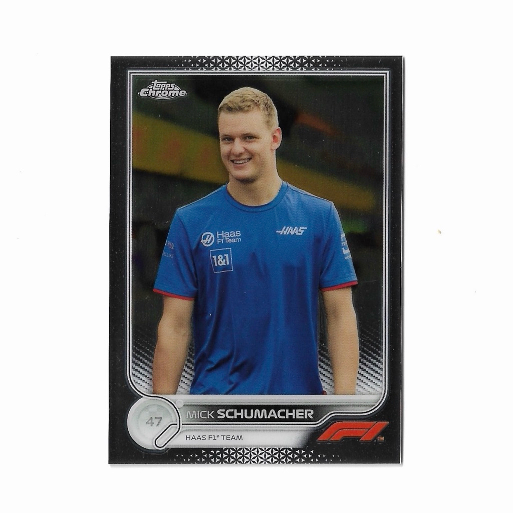 Kartu F1 Topps Chrome - Mick Schumacher (Haas F1)