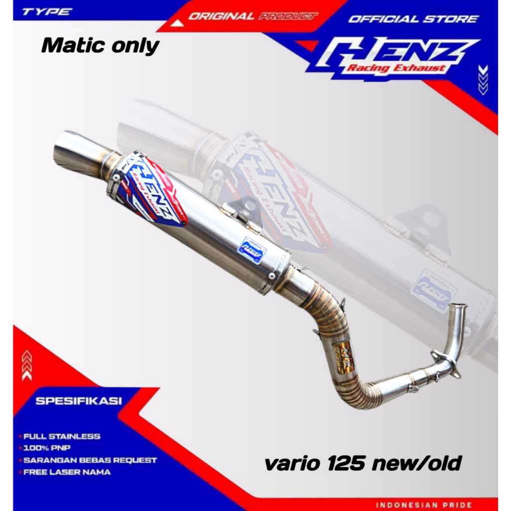 KENALPOT ALL MATIC HENZ RACING EXHAUST