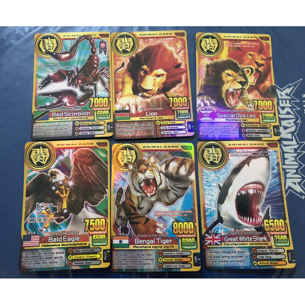 (BACA DESKRIPSI) animal kaiser plus gold set ver 1-3 replica + special ops leo (buat main dimesin) H