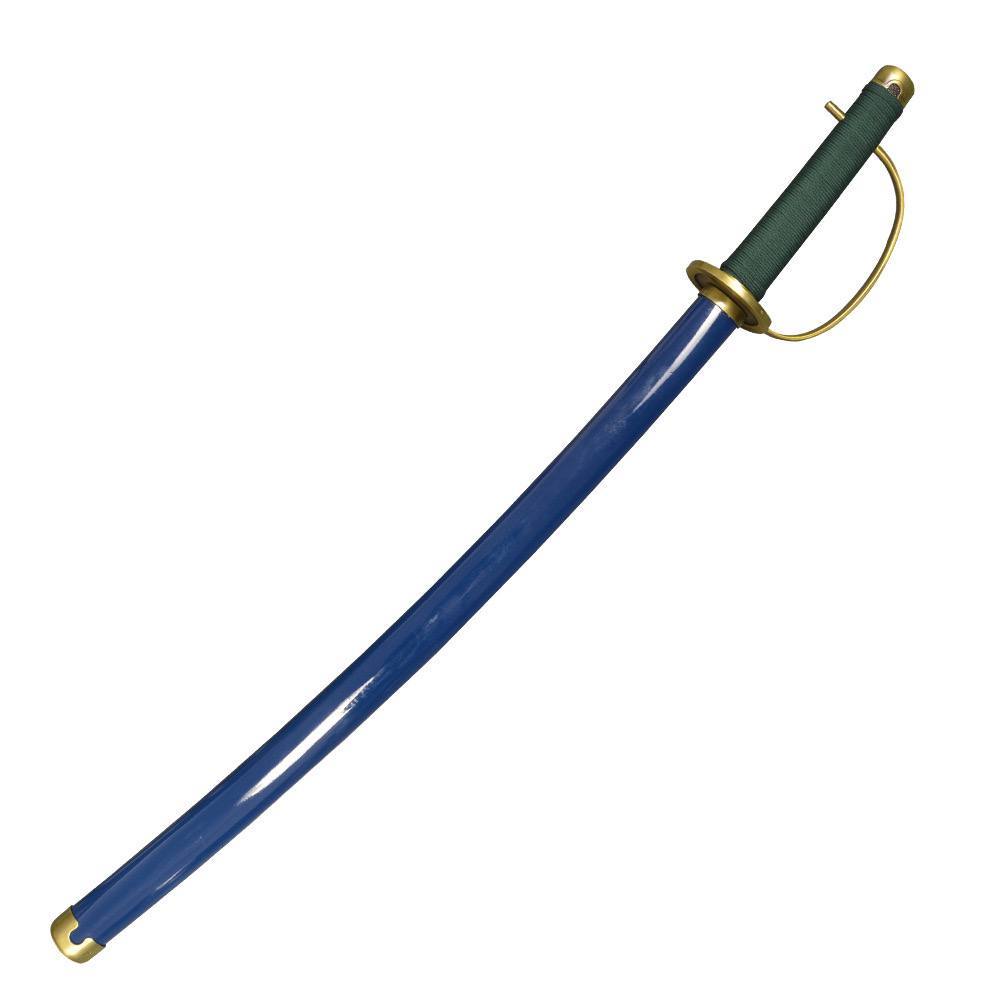 Replika Katana Shanks Blue 1 meter Mainan Cosplay Pedang Shanks Onepiece Red Haired Shanks