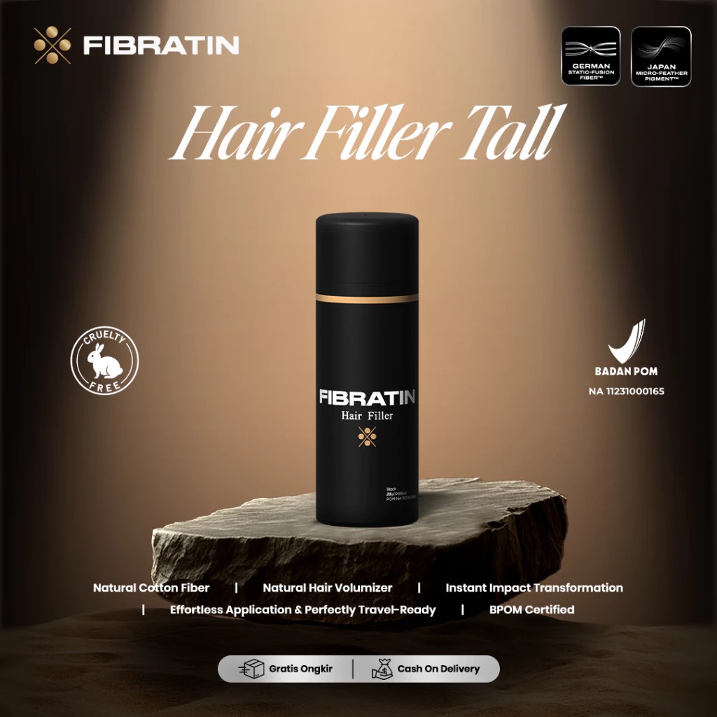 Penebal Rambut Instan | Fiberatin Hair Filler