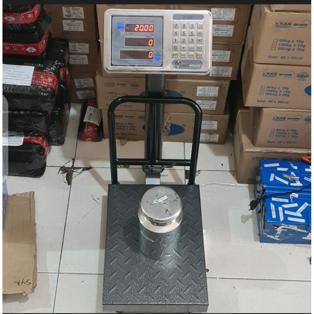 BISA COD Timbangan Duduk Digital Lipat KILOWEIGH K-15E 100KG