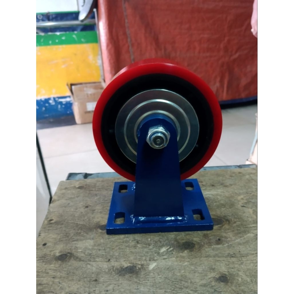 Roda pu super hd 6inch mati MURAHHH roda troli 6"