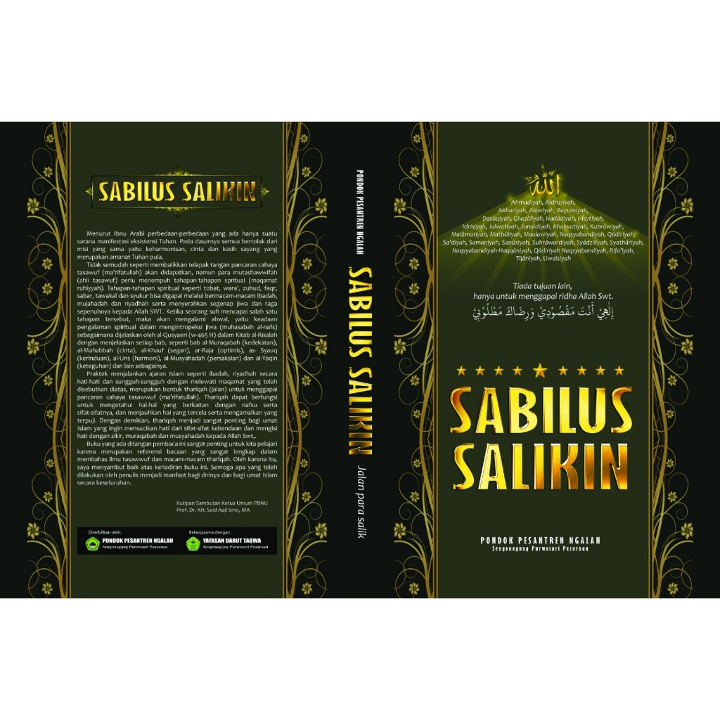 Buku Sabilus Salikin - Jalan Para Salik - Ensiklopedia Tarekat dan Tasawuf  HC - NRL