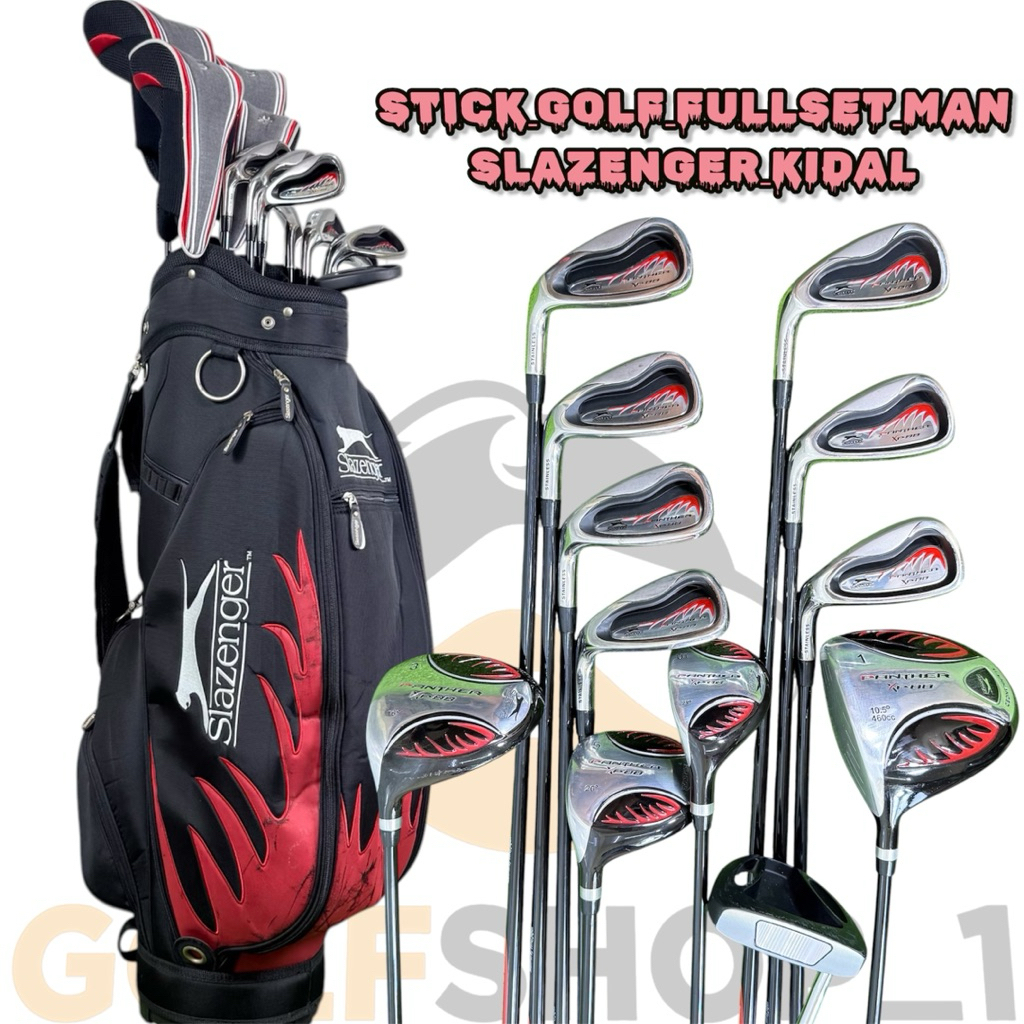 Stick Golf Kidal Slazenger Panther Shaft Graphite Flek Stiff Second Original