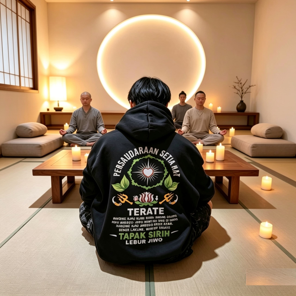 HOODIE PSHT TAPAK SIRIH LEBUR JIWO ELEGAN