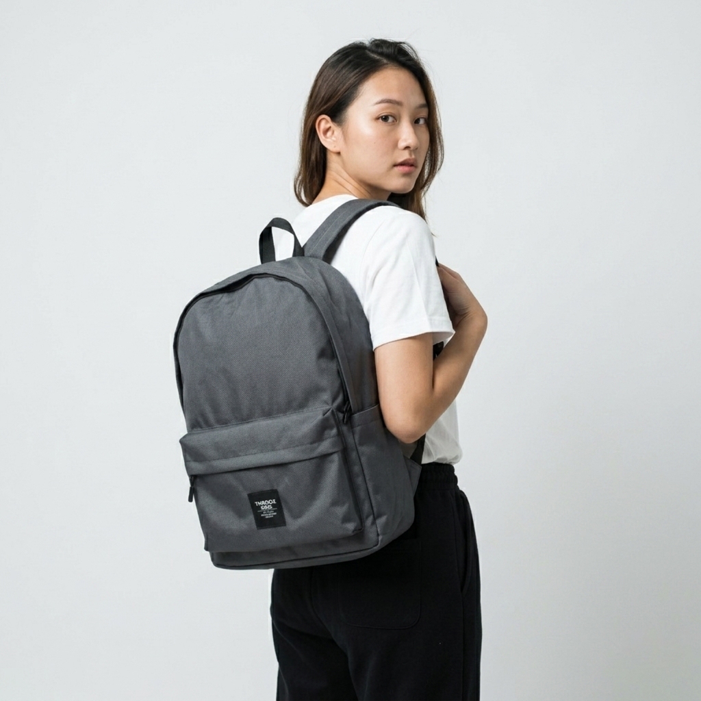 Throox Tas Ransel || Valverde Grey Backpack