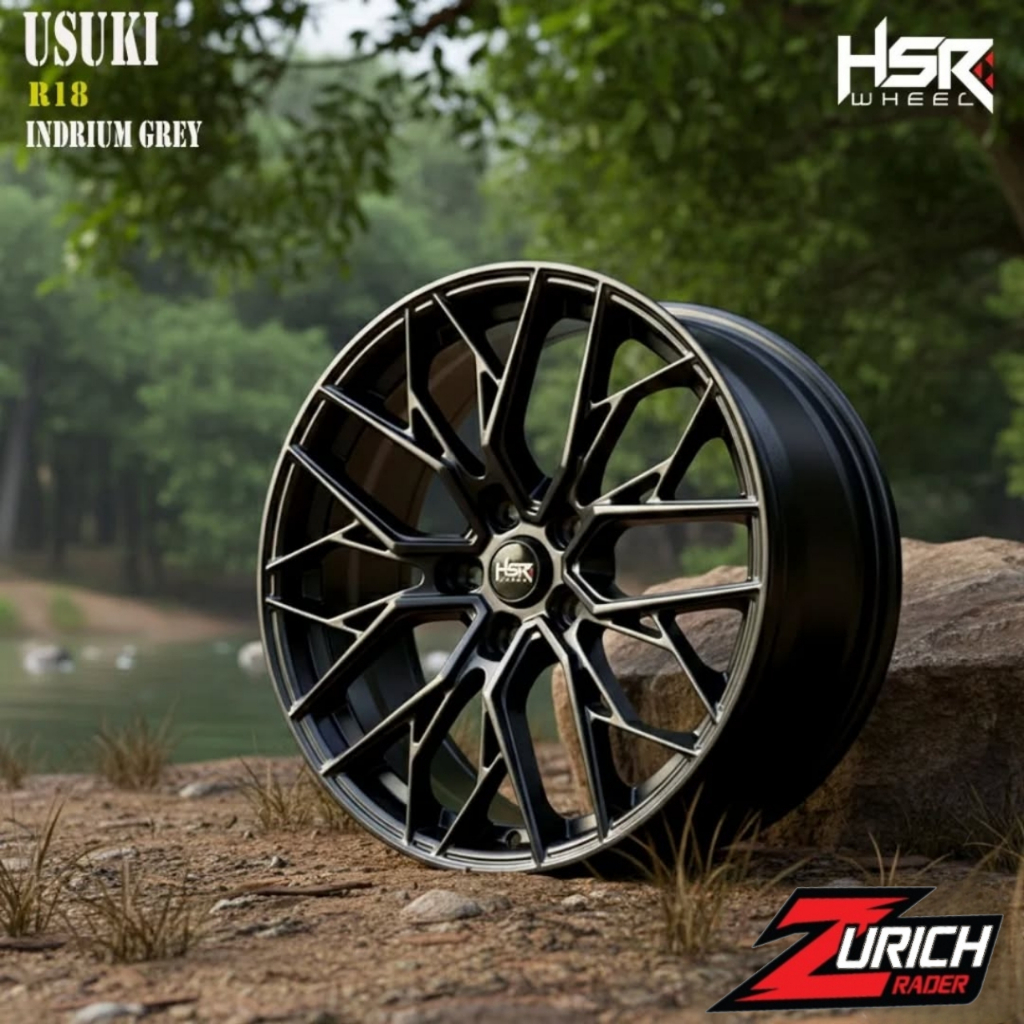 Velg Mobil Ring 18 Hsr Wheel Usuki R18 Pelek Terios Civic Fd Innova Rush Stream Crv Accord