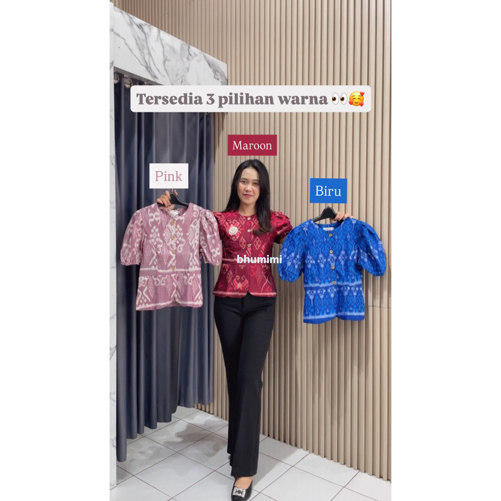 Atasan Endek Kroto/Atasan Endek/Atasan Wanita