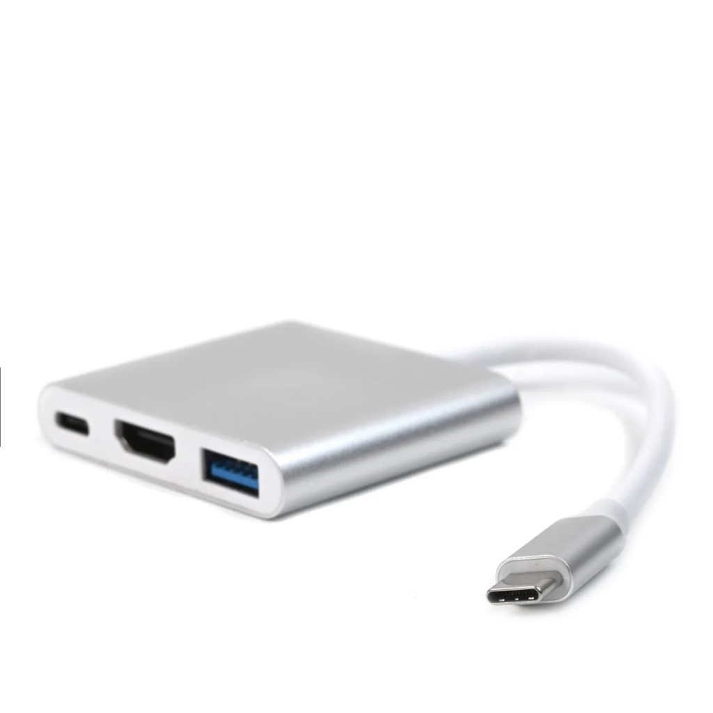 USB-C Hub Multi 3 Port Converter USB HDMI Connector Adapter