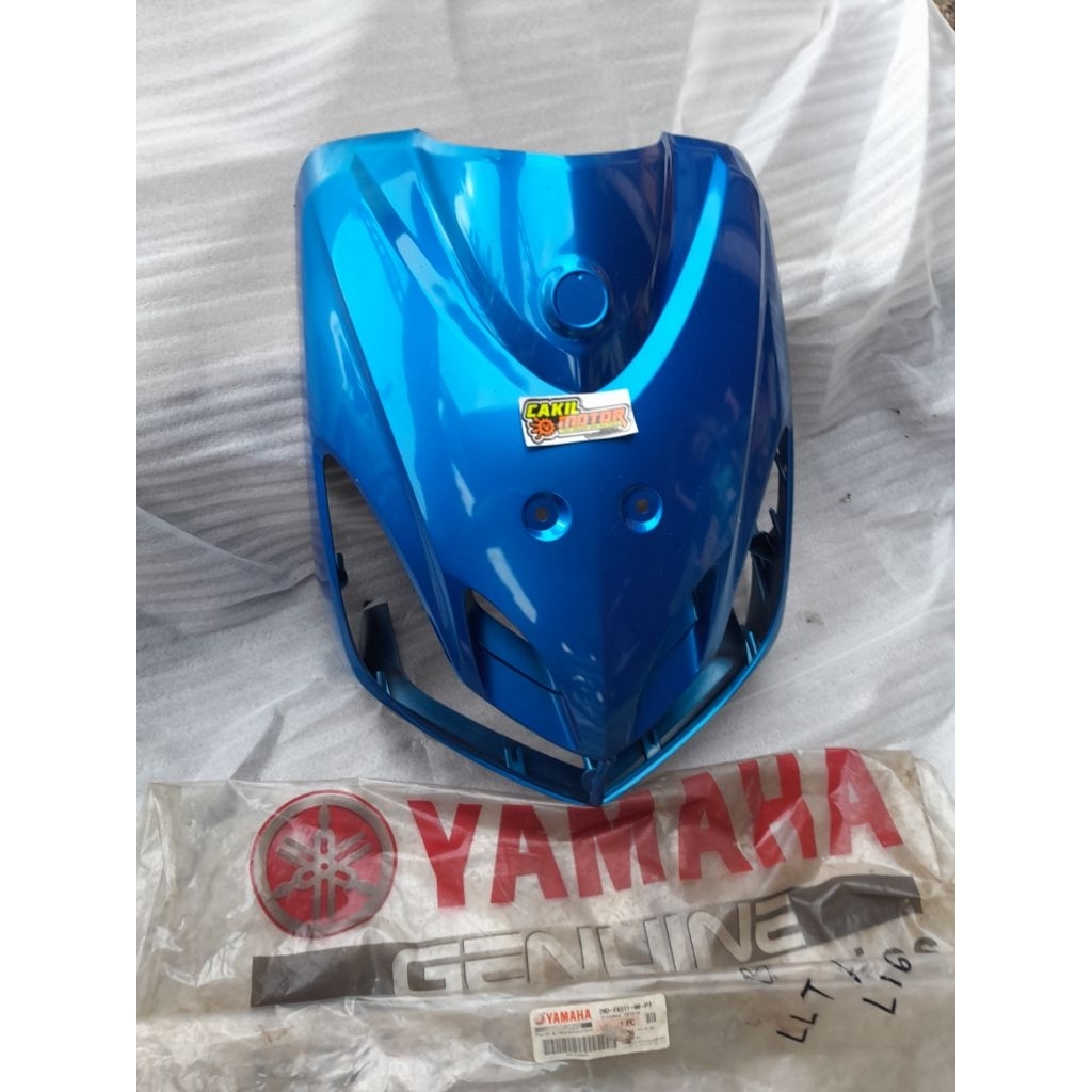 28D-F8311-00-P3 panel bodi depan mio smile blue mc biru muda asli original ygp body tameng depan mio