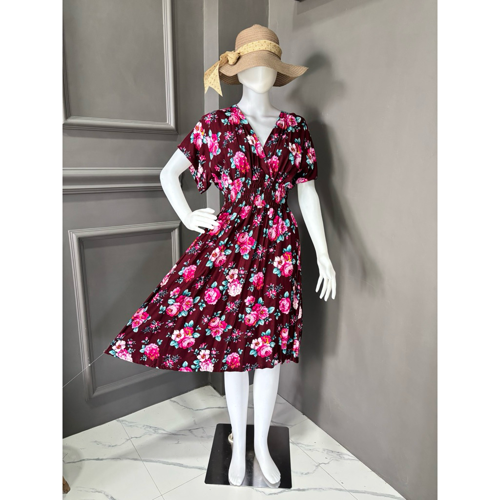 dress moza pendek