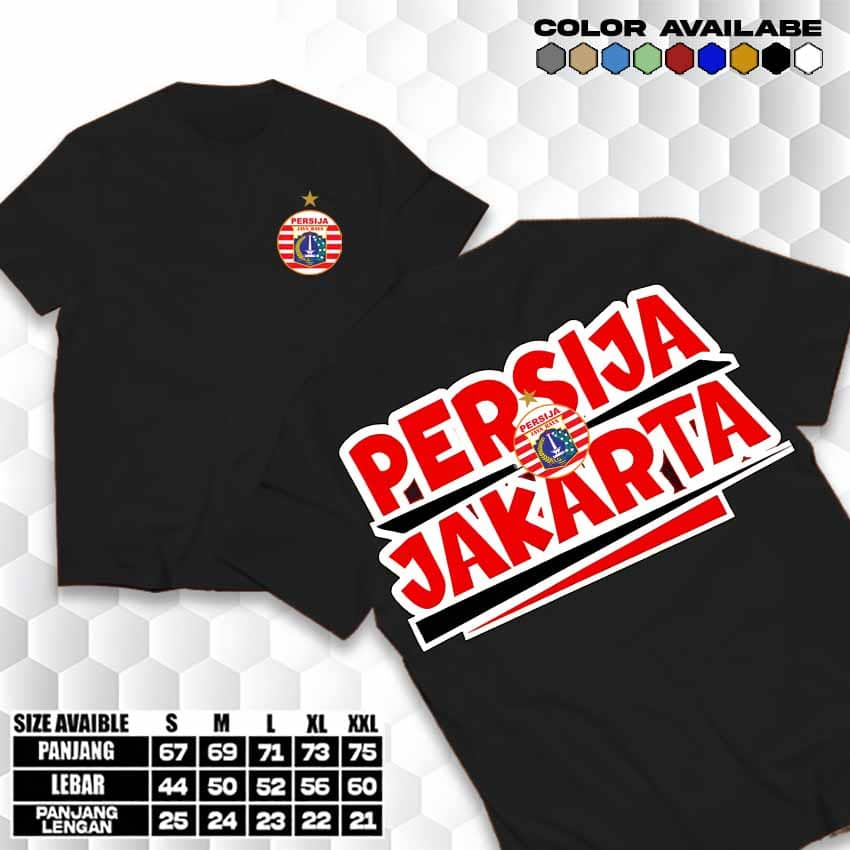 Garuda Baju - Kaos Suporter Persija jakarta est. 1928 | Kaos Persija Jakarta| Bahan Katun Kombed | B