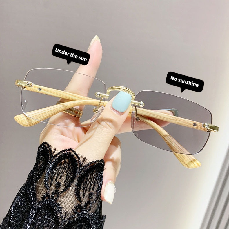 2 in1 Kacamata Photocromic Reading Glasses Baca Lensa Plus Anti Radiasi +1.00 s/d + 3.25 Kacamata Pr