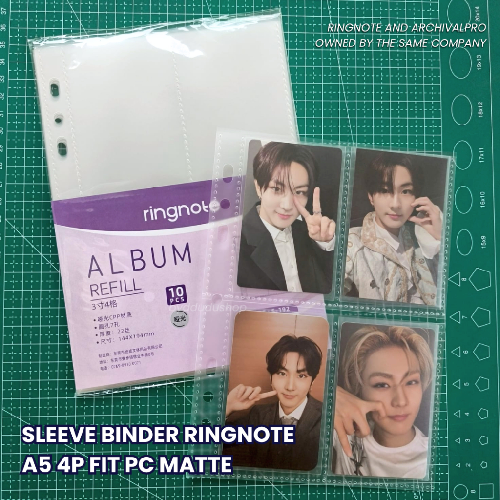 Sleeve Binder Photocard ARCHIVALPRO RINGNOTE A5 4P FIT PC