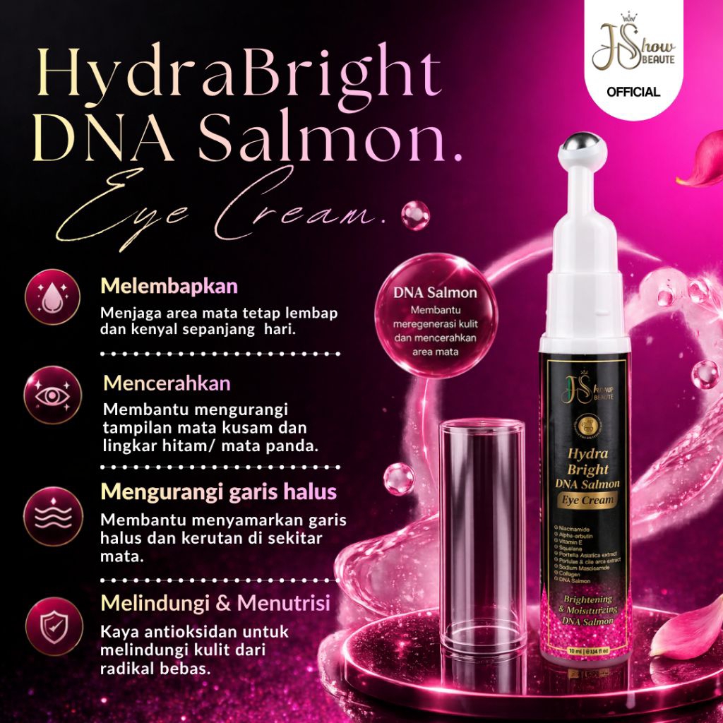 I Show Beaute Hydra Bright DNA Salmon Eye Cream|Krim Mata |Krim Kantong Mata |Krim Mata Panda |Eye S