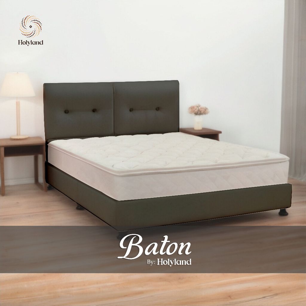 Dipan Minimalis Motif Baton | Divan Dan Sandaran Headboard Minimalis Bahan Kayu | Ranjang Tempat Tid