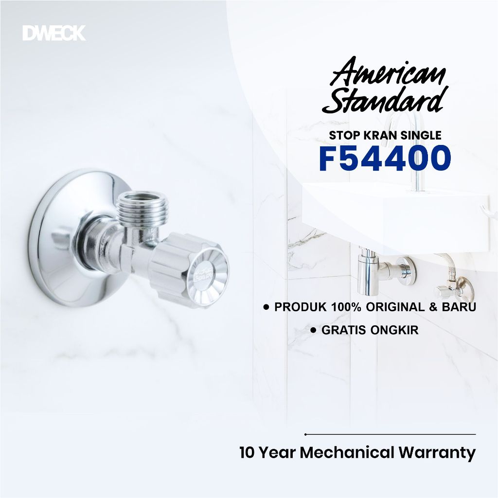 DWECK - Stop Kran American Standard Single Stainless F54400 CHADYS