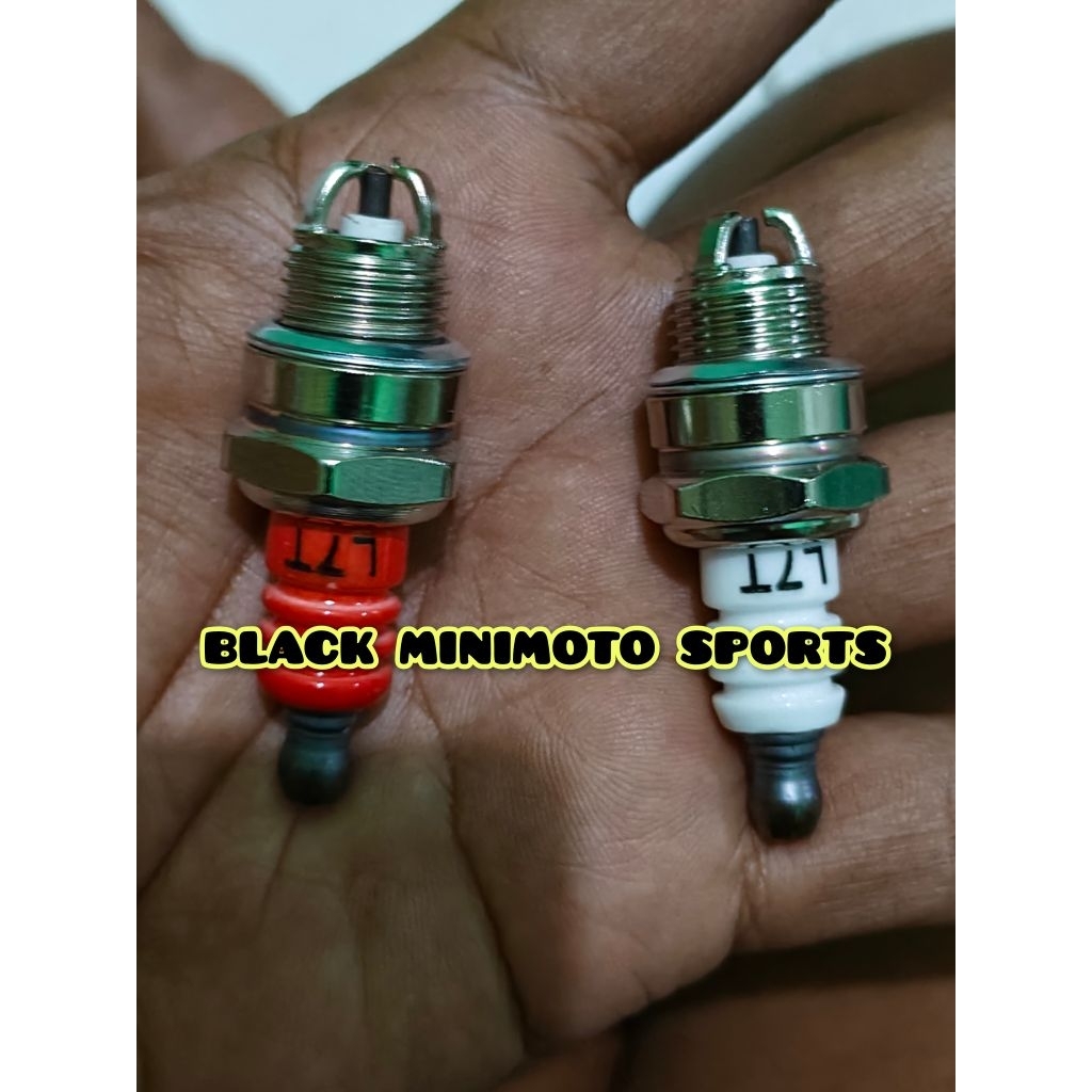 Busi Motor Mini GP TRAIL ATV Kepala 3 L7T 6A - Spark Plug Busi Kaki 3 Potong Rumput Scooter Goped