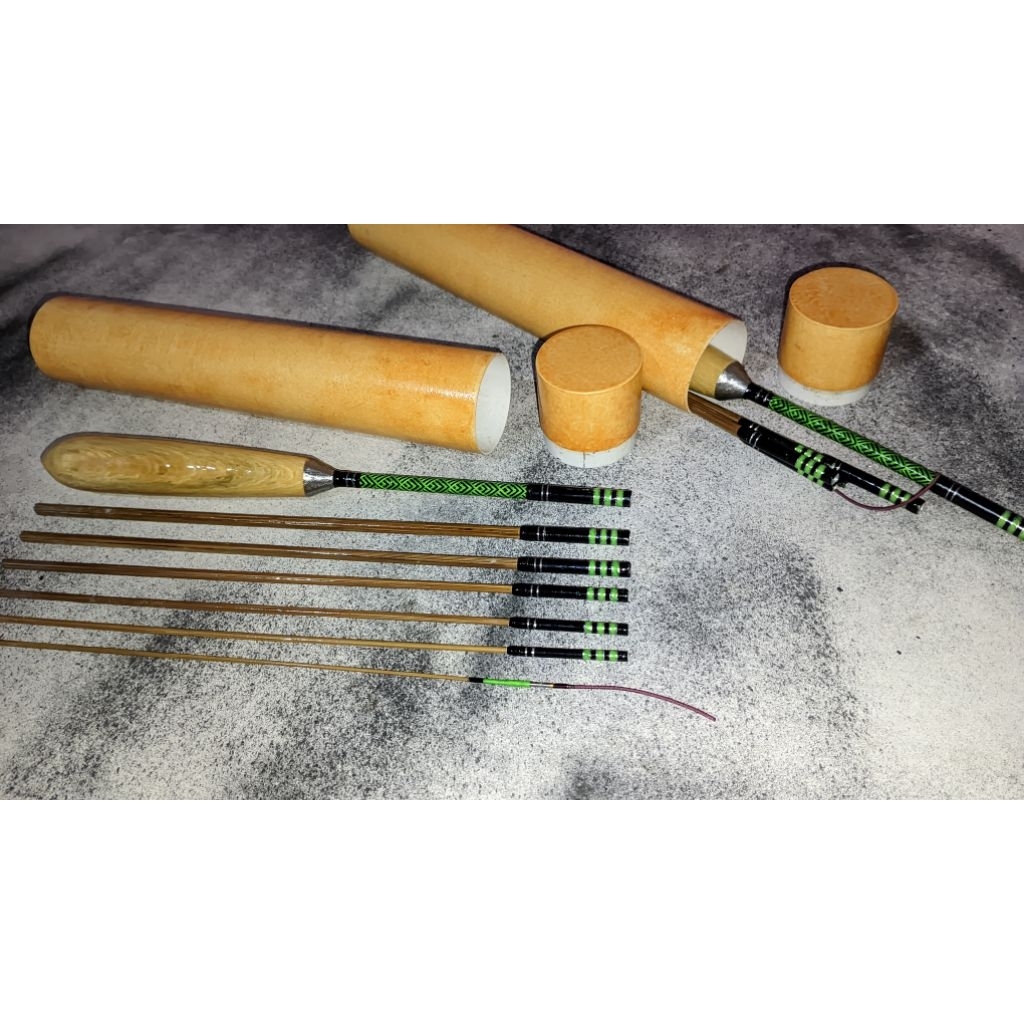 Joran Tanago 160 cm, Joran Bambu Microfishing X4 FREE BOX