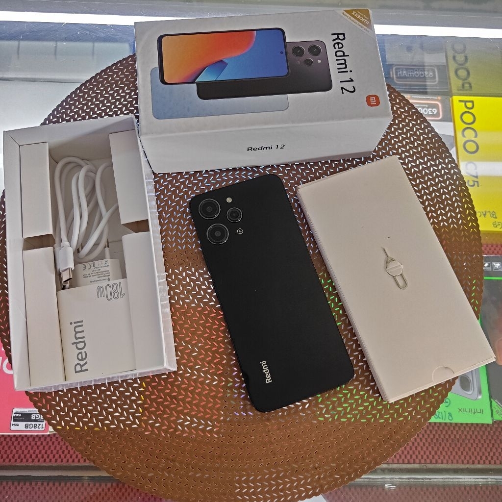 2ND HP REDMI 12 4G RAM 8/256GB FULL SET