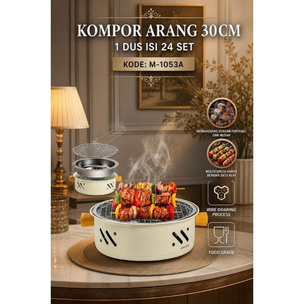 AW - COD Grill Pan Panci Panggangan Serbaguna / Grill Pan Panggangan Piknik