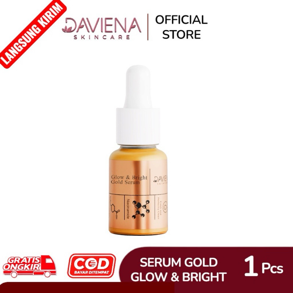 Daviena Skincare - Serum Gold Daviena Skincare Deviena Davina Devina Skincare Official