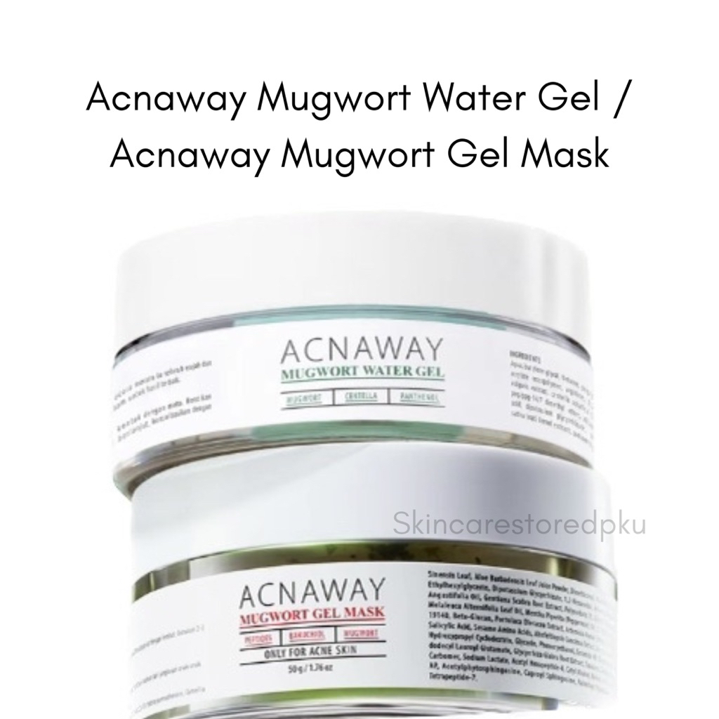 ACNAWAY MUGWORT WATER GEL/ ACNAWAY MUGWORT GEL MASK /ACNEWAY SERIES