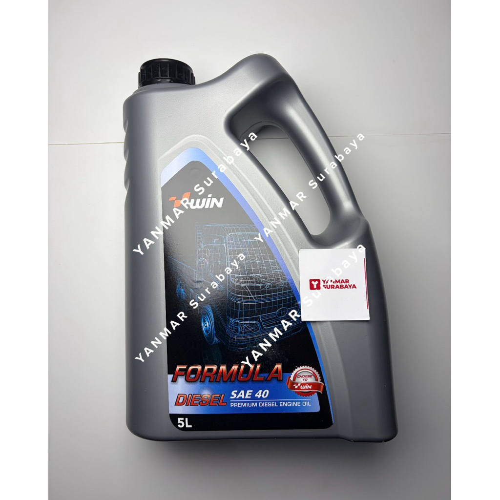 Oli WIN Diesel Formula 5L SAE 40 Original (Oli Diesel Truck, Genset & Diesel Serbaguna)