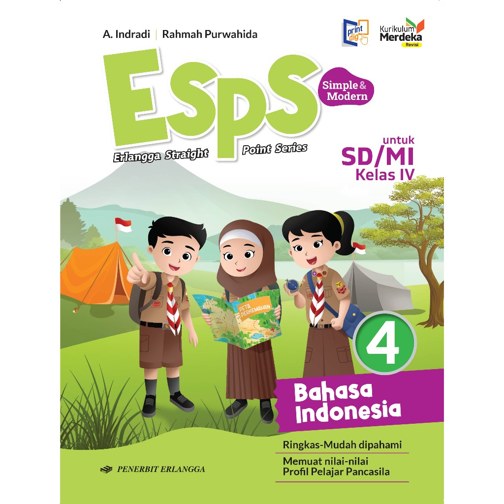 KELAS 4 SD ERLANGGA / BUKU ERLANGGA KELAS 4 SD/MI KURIKULUM MERDEKA