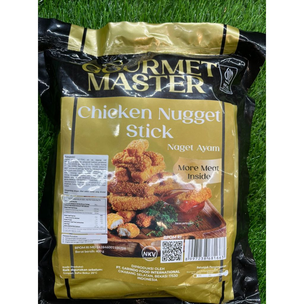 GOURMET MASTER CHICKEN NUGGET STICK 400 GRAM