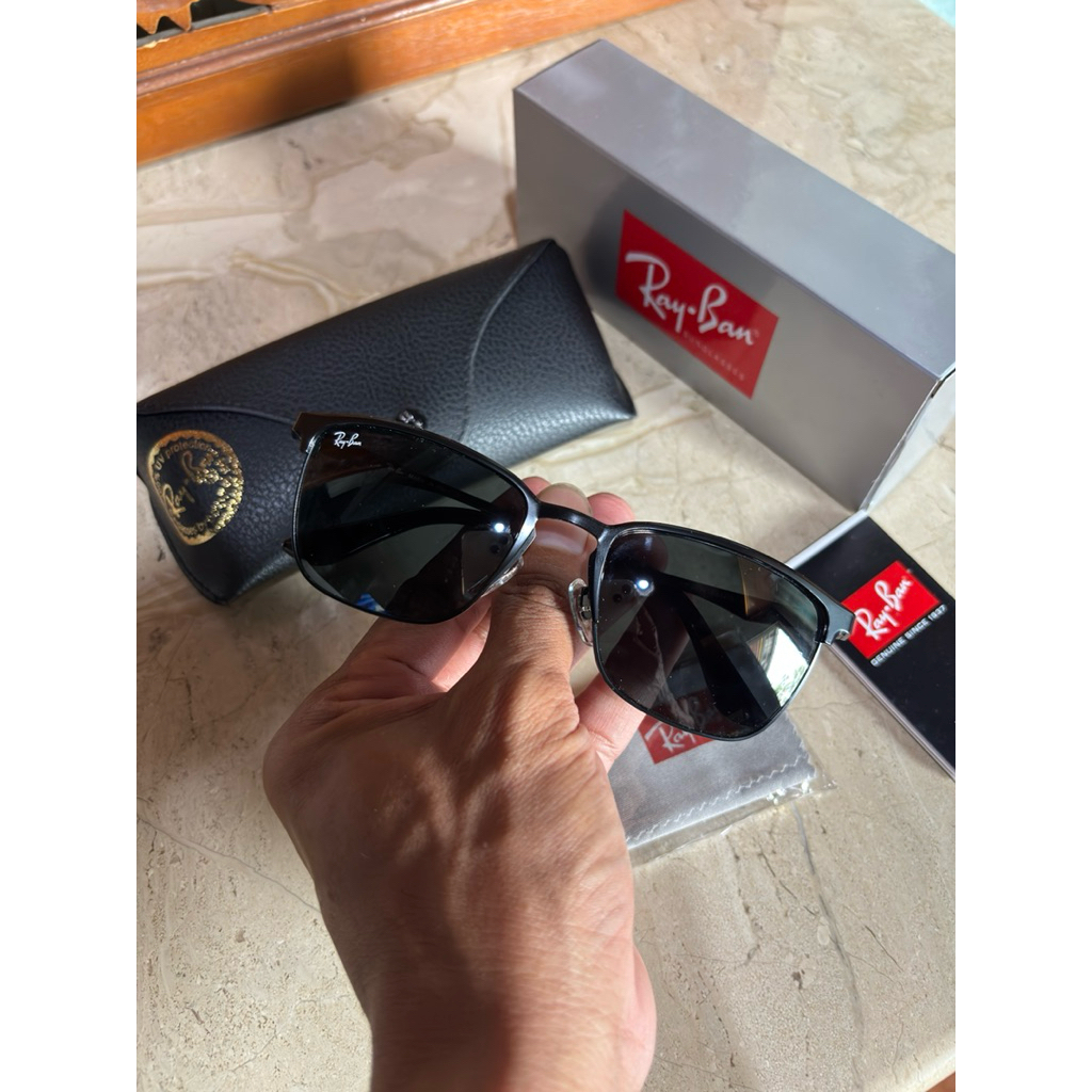kacamata klasik ray-ban Rb 3508 sz 56 full hitam