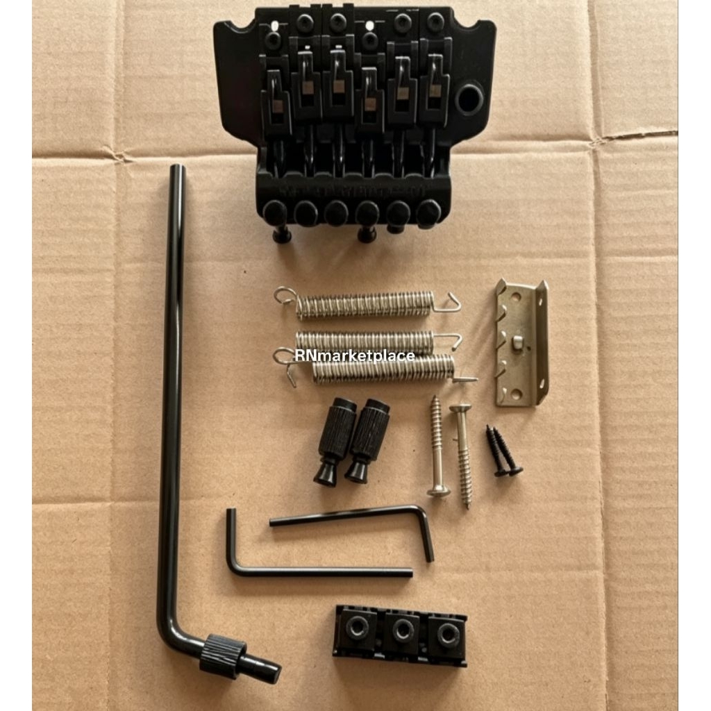 Tremolo Up Down Floyd Rose HITAM 1 Set dengan Spring dan Baut untuk Gitar Anda