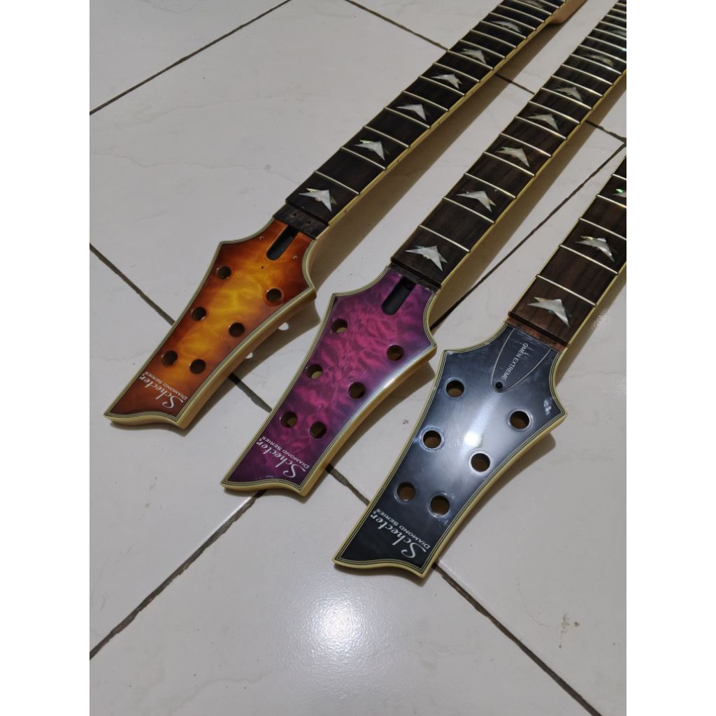 neck gitar schecter omen extreme original