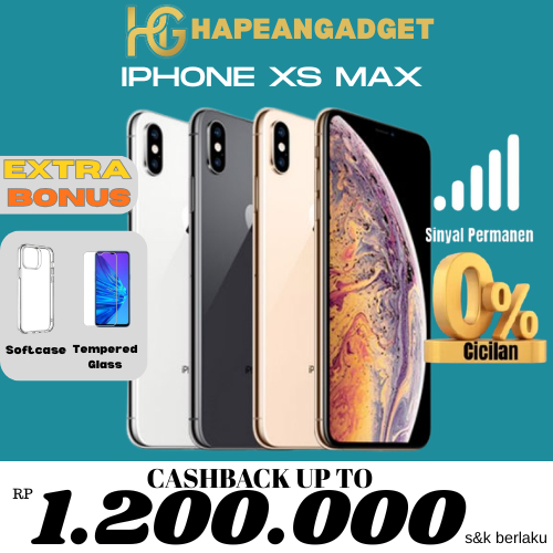 iPhonee XS | XS MAX / iP XS MAX 64GB 256GB 512GB Second Original Garansi Resmi