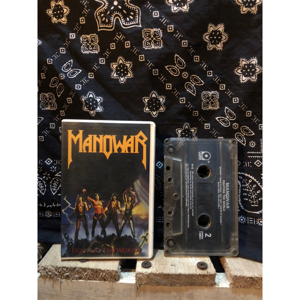 kaset pita manowar - fighting the world