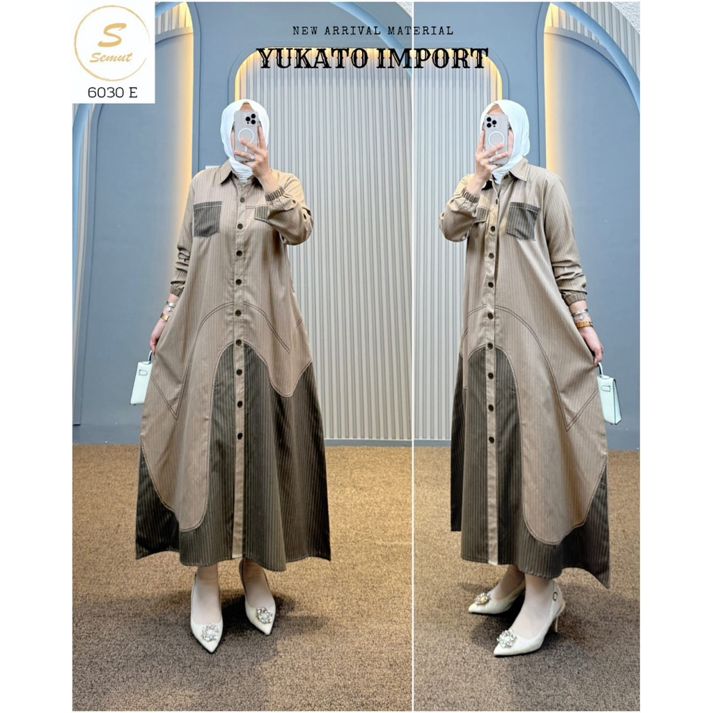 midi dress syaina veronica  by smut terbaru