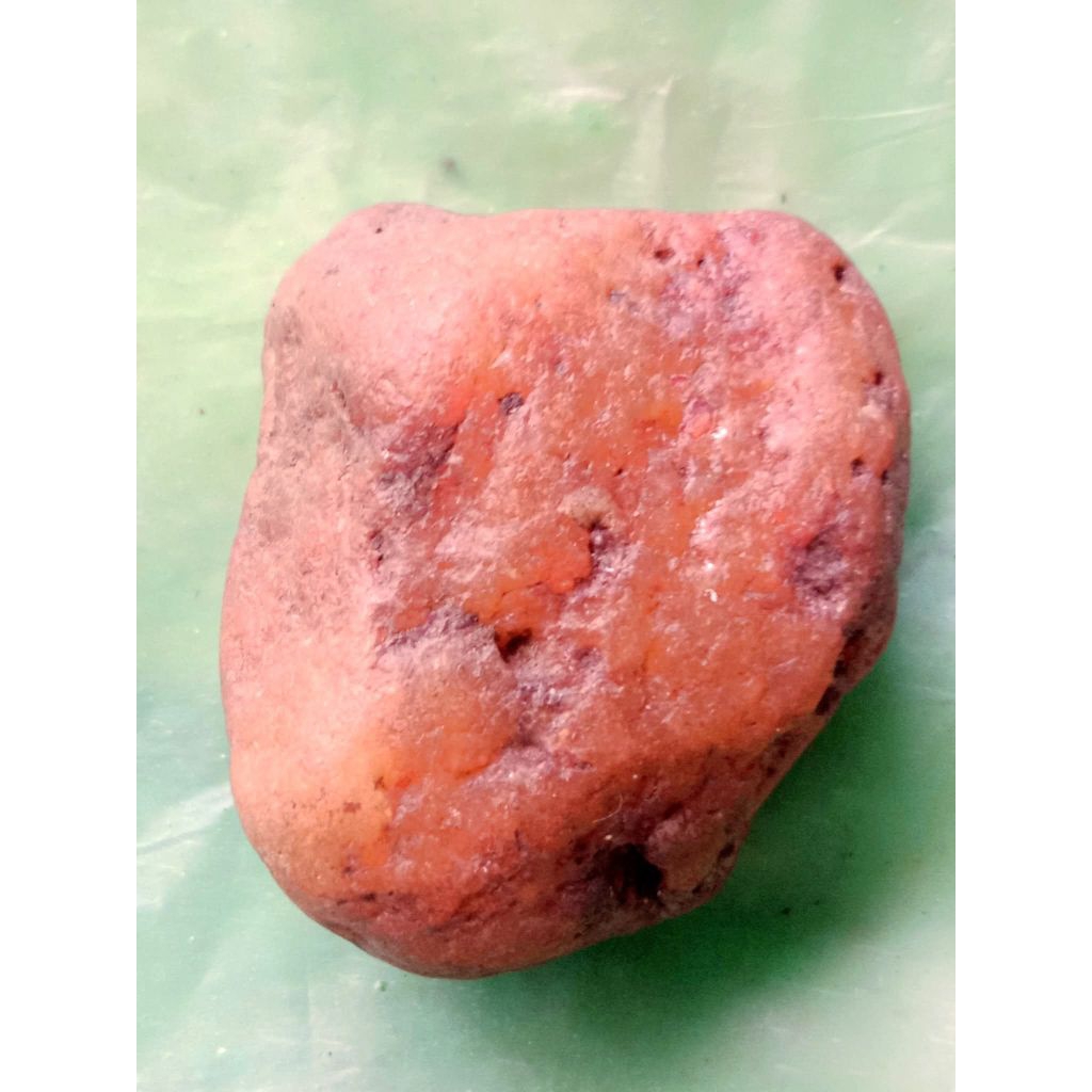 batu giok merah asli alam